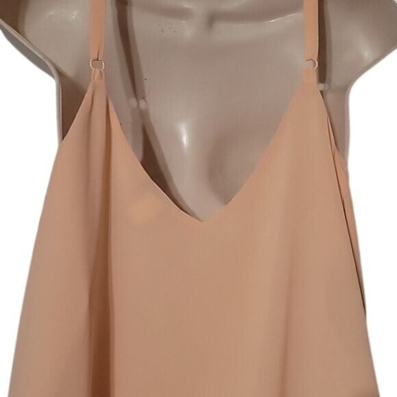 TORRID Flowy beachy Peach Criss Cross Neck Sleeveless Trapeze Tank Top Blouse L - Picture 6 of 8